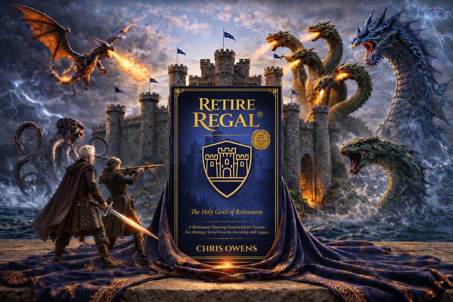 The Siege — Retire REGAL® book amid the Five Foemen of Retirement