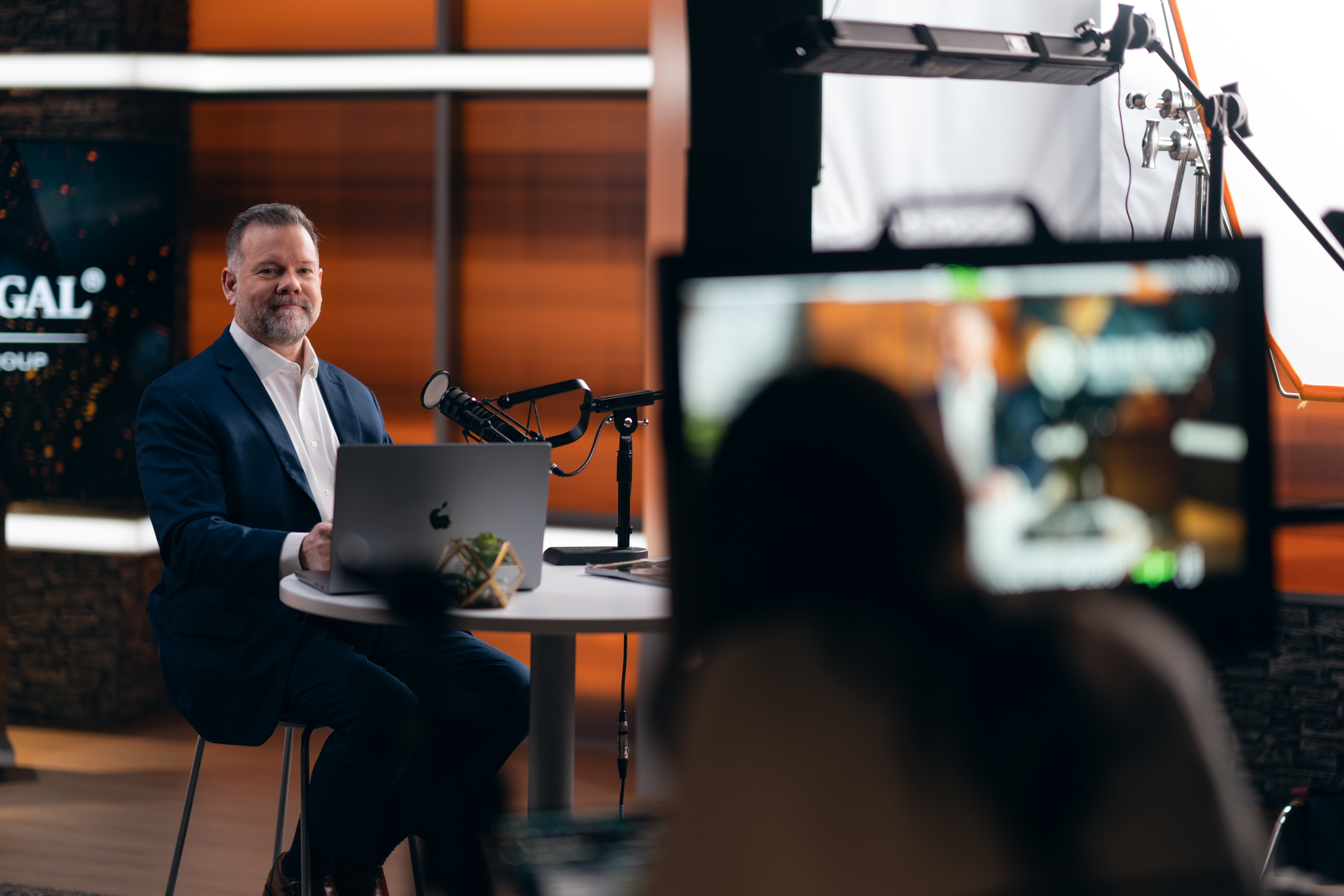 Director's monitor — Retire REGAL campaign shoot