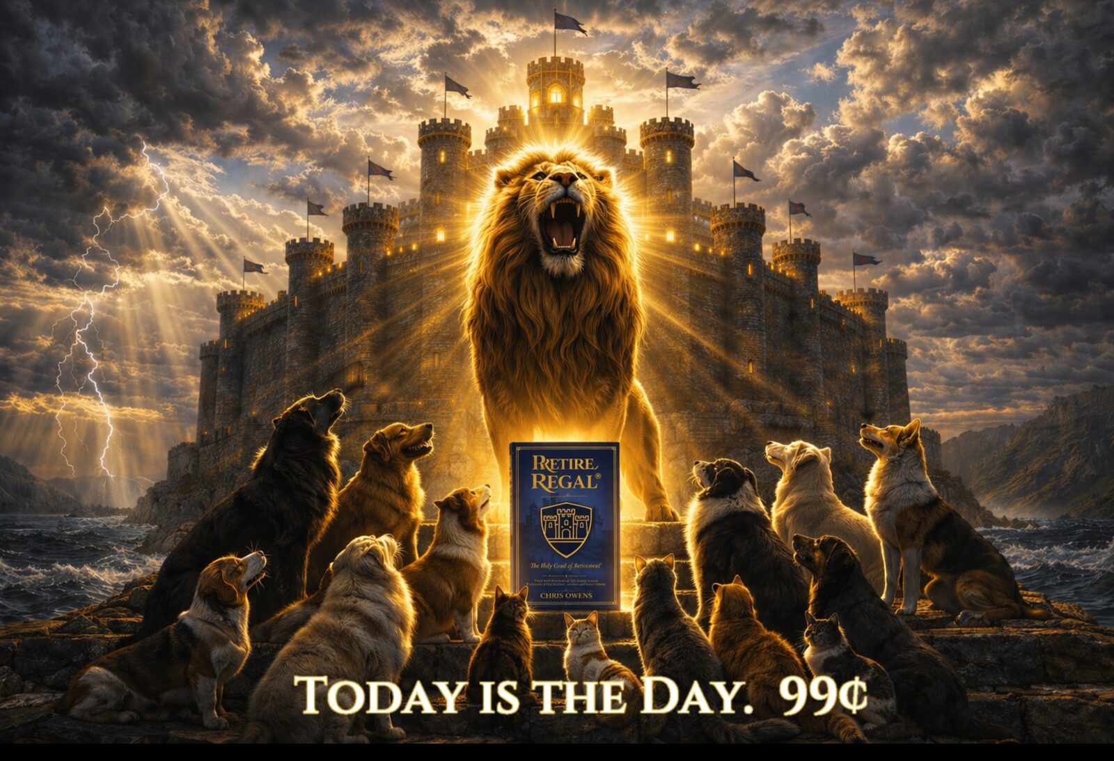 Retire REGAL Launch Day — Today is the Day, 99¢ Kindle, Care to Roar donation active